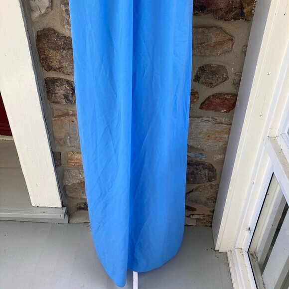 Sail to Sable Ruffle Neck Emma Maxi Dress Hydrandea Blue $248 Women’s XL - Picture 12 of 12